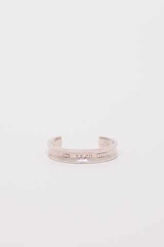 Tiffany & Co. Sterling Silver 1837 Wide Cuff Bracelet