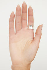 Tiffany & Co. Sterling Silver Wide 1837 Ring