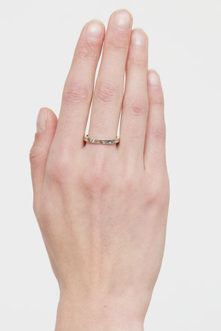 Tiffany & Co. Sterling Silver 5th Ave NY Band Ring