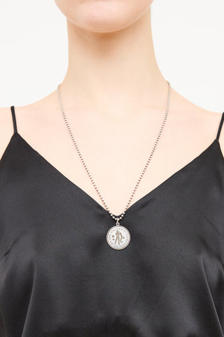 Tiffany & Co. Sterling Silver Aquarius Bead Necklace