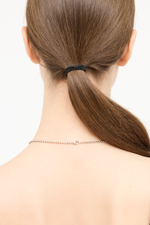 Tiffany & Co. Sterling Silver Aquarius Bead Necklace