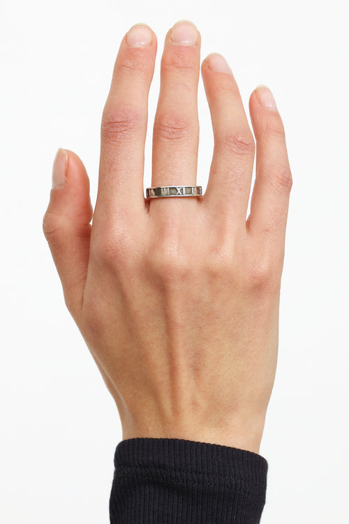 Tiffany & Co. Sterling Silver Atlas Band Ring