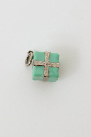 Tiffany & Co. 925 Enamel Blue Box Charm