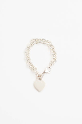 Tiffany & Co. Sterling Silver Heart Bracelet