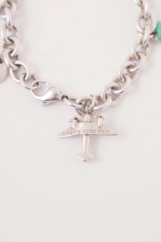 Tiffany & Co. Sterling Silver Charm Bracelet