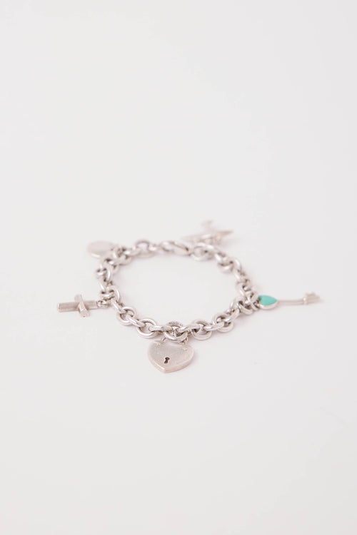 Tiffany & Co. Sterling Silver Charm Bracelet
