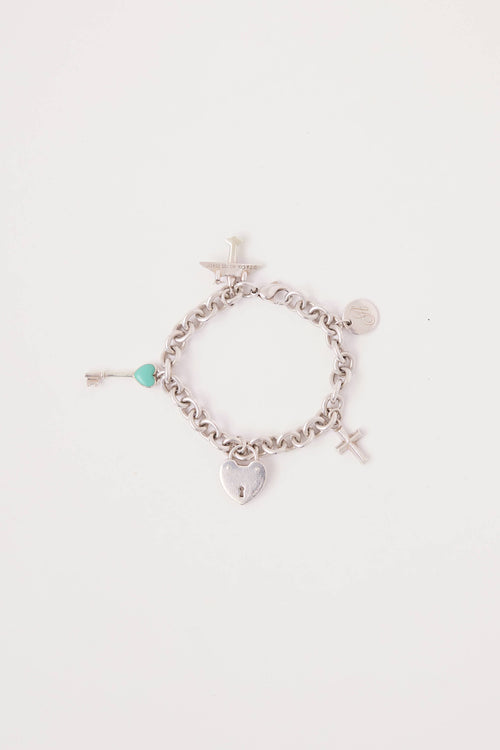Tiffany & Co. Sterling Silver Charm Bracelet