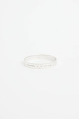 Tiffany & Co. Sterling Silver Diamond Keyhole Bangle