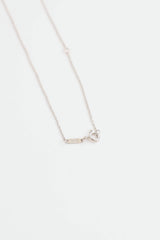 Tiffany & Co. Sterling Silver Return To Tiffany Diamond Necklace