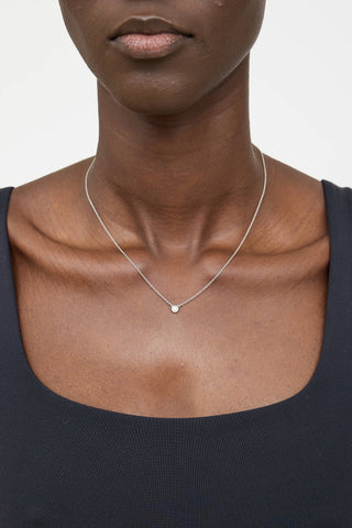 Tiffany & Co. X Elsa Peretti Sterling Silver Diamonds By The Yard Necklace