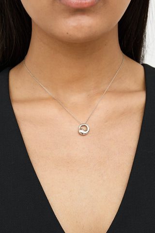 Tiffany & Co. X Elsa Peretti Sterling Silver Eternal Circle Necklace