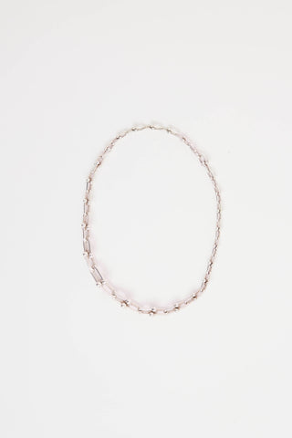 Tiffany & Co. Sterling Silver Hardwear Graduated Link Necklace