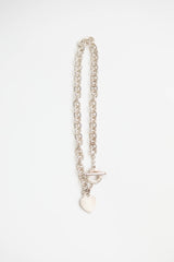 Tiffany & Co. Sterling Silver Heart Tag Toggle Necklace