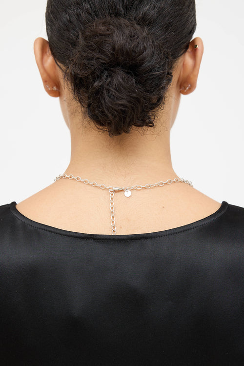 Tiffany & Co. Sterling Silver Infinity Necklace