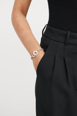 Tiffany & Co. Sterling Silver Interlocking Toggle Bracelet