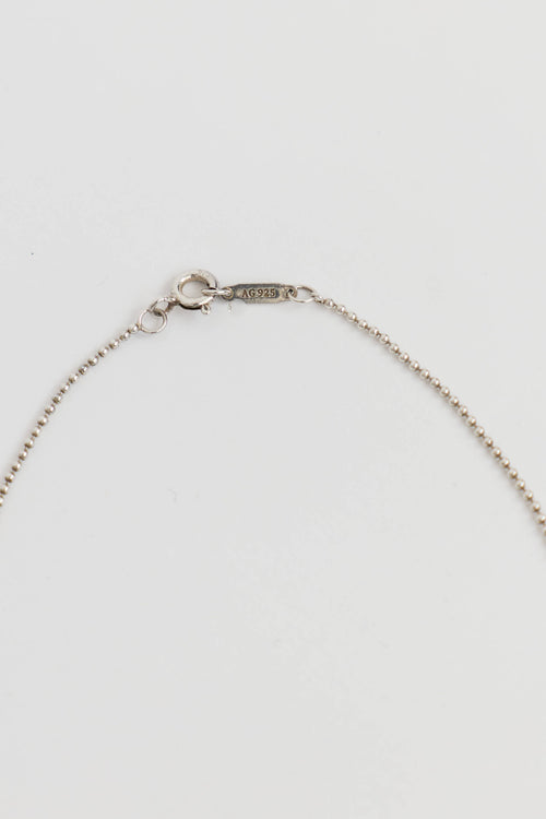 Tiffany & Co. Sterling Silver Maple Leaf Pendant Necklace