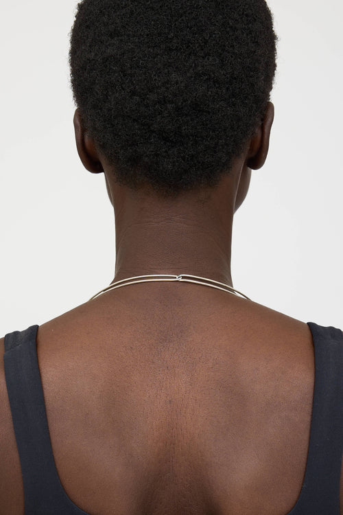 Tiffany & Co. X Elsa Peretti Sterling Silver Choker Necklace