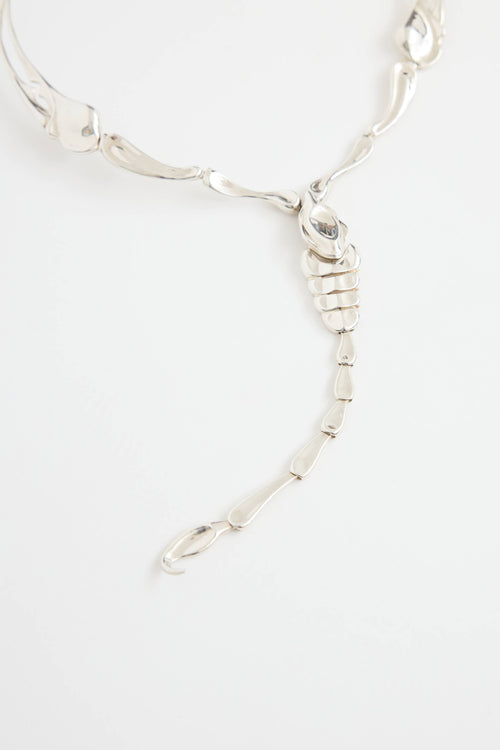 Tiffany & Co. X Elsa Peretti Sterling Silver Choker Necklace