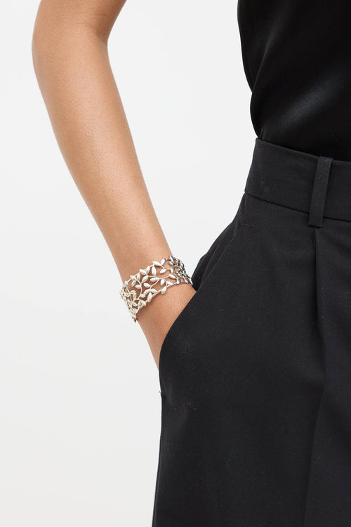 Tiffany & Co. X Paloma Picasso Sterling Silver Olive Leaf Cuff