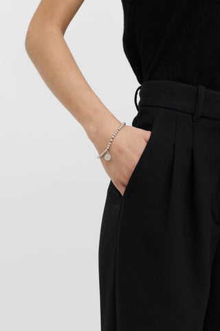 Tiffany & Co. Sterling Silver Please Return To Tiffany Ball Bead Bracelet