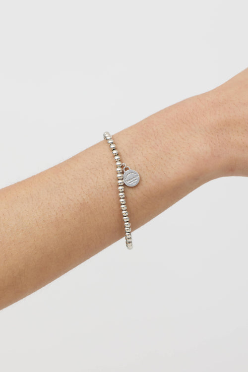 Tiffany & Co. Sterling Silver Please Return To Tiffany Ball Bead Bracelet