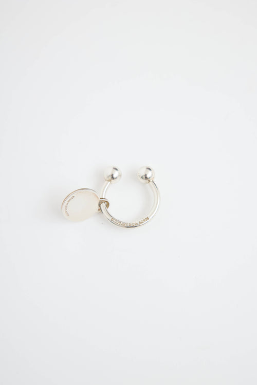 Tiffany & Co. Sterling Silver Screw Ball Key Ring