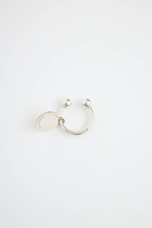 Tiffany & Co. Sterling Silver Screw Ball Key Ring