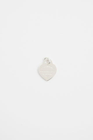 Tiffany & Co. Sterling Silver Small Heart Tag Pendant