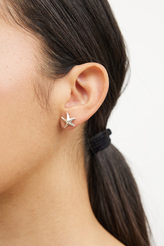 Sterling Silver Starfish Stud Earring