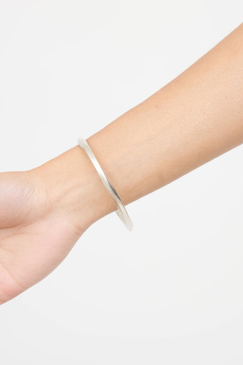 Tiffany & Co. 1999 Sterling Silver Twist Bangle