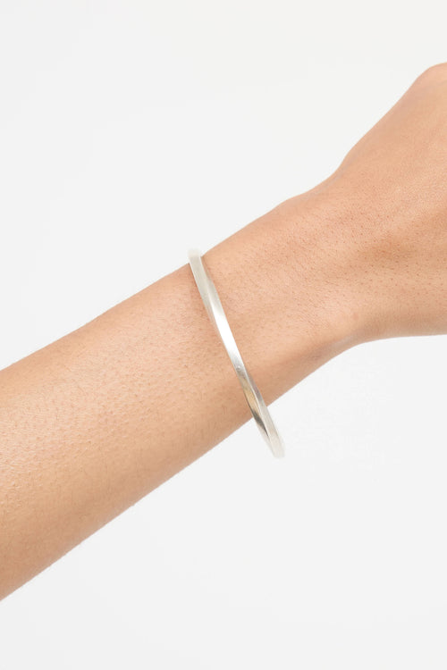 Tiffany & Co. 1999 Sterling Silver Twist Bangle