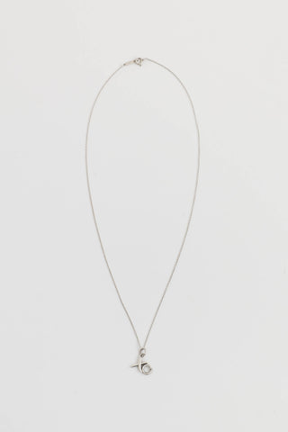 Tiffany & Co. Sterling Silver XO Pendant Necklace