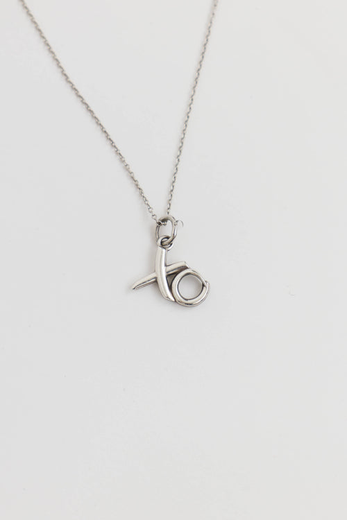 Tiffany & Co. Sterling Silver XO Pendant Necklace