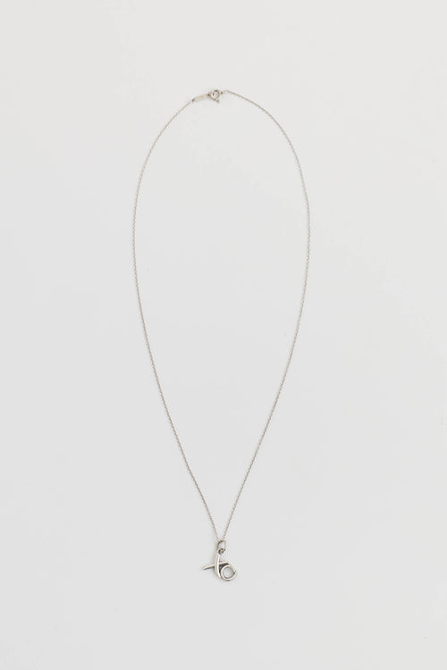 Tiffany & Co. Sterling Silver XO Pendant Necklace
