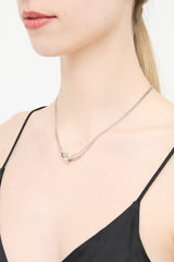 Tiffany & Co. Sterling Silver Double Link HardWear Necklace