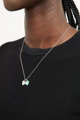 Tiffany & Co. 927 Double Heart Tag Necklace