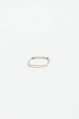 Tiffany & Co. X Frank Gehry Sterling Silver Narrow Square Ring