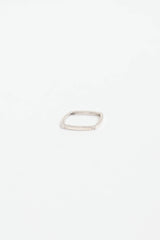 Tiffany & Co. X Frank Gehry Sterling Silver Narrow Square Ring