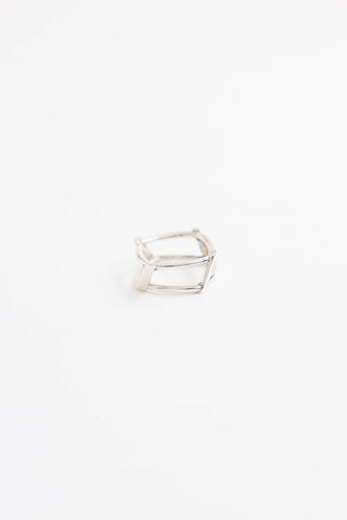 Tiffany & Co. X Frank Gehry Sterling Silver Open Torque Ring
