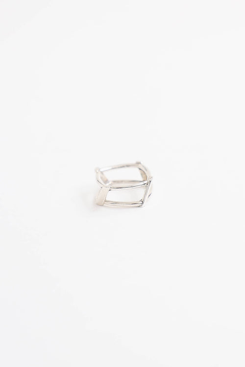 Tiffany & Co. X Frank Gehry Sterling Silver Open Torque Ring