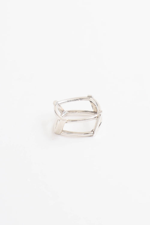 Tiffany & Co. X Frank Gehry Sterling Silver Open Torque Ring