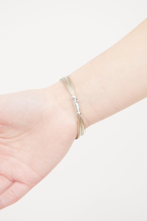 Tiffany & Co. Sterling Silver Multi Wire Bracelet
