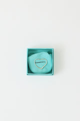 Tiffany & Co. Sterling Silver Open Heart Hoop Earrings