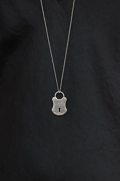 Tiffany & Co. Sterling Silver Arc Lock Padlock Necklace