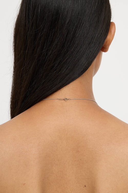 Tiffany & Co. Sterling Silver Arc Lock Padlock Necklace