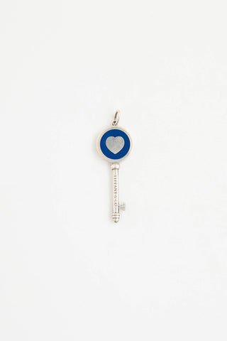 Tiffany & Co.Sterling Silver Heart Key Pendant