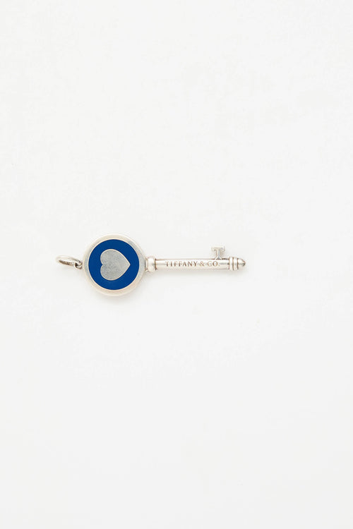 Tiffany & Co.Sterling Silver Heart Key Pendant