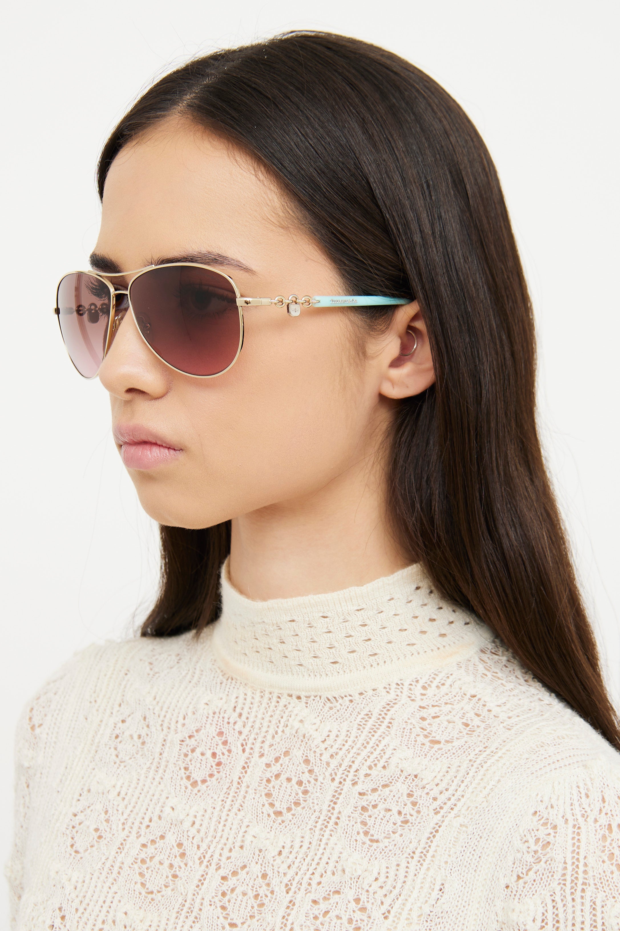 Tiffany & Co. Pilot Sunglasses for Women | Mercari