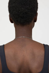 Tiffany & Co. X Paloma Picasso Steel Caliper Bar Necklace