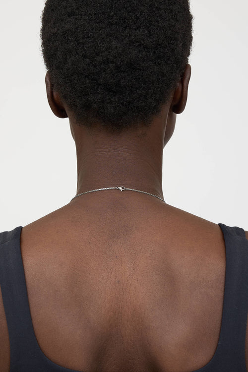 Tiffany & Co. X Paloma Picasso Steel Caliper Bar Necklace